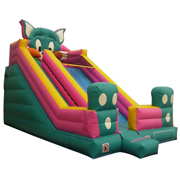 inflatable bouncer with slide